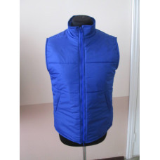 Жилет робочий утеплений зимовий синтепон BLUE PROMO тканина Оксфорд 1