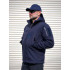 Куртка софтшелл SoftShell DARK BLUE синя вітро вологозахисна на флісі