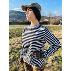 Тільняшка в'язана UKRAINIAN щільна трикотаж 500 грам 100% ХБ: чорна, червона, зелена, блакитна