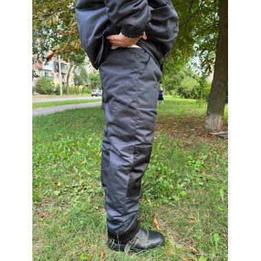 Штани робочі утеплені зимові FORECO GREY тканина Саржа