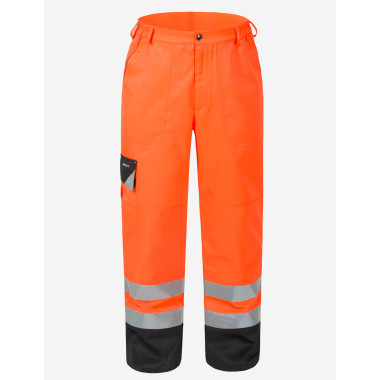 Штани сигнальні FLASH оранжево-чорні Service Odyag