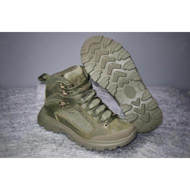 Черевики під М-ТАС шкіра весна літо Service Odyag PEGAS олива койот