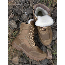 Берци зимові на хутрі Service Odyag UKR tek Койот