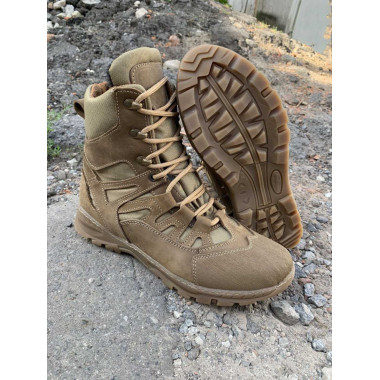 Черевики зимові Service Odyag берци шкіряні (з напиленням) койот Памір