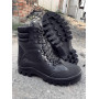 Черевики зимові шкіряні Service Odyag чоловічі зимові Кобра чорні