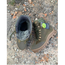 Черевики зимові шкіряні Service Odyag чоловічі зимові Кобра олива