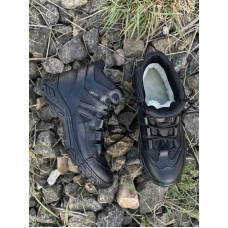 Зимові черевики на хутрі Service Odyag UKR-TEC колір чорні