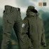 Костюм Softshell на флісі олива хакі чорний койот Китайський