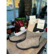 Валянки суконні биті Servise Odyag WINTER на поліуретановій підошві унісекс низькі