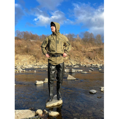 Чоботи для рибалки закиди FISHER BLACK чорний розмір 42-43