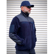 Кофта флісова ДСНС синій якість Преміум якість Преміум