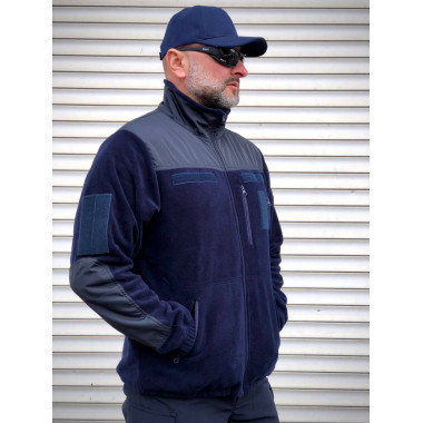 Кофта флісова ДСНС синій якість Преміум якість Преміум