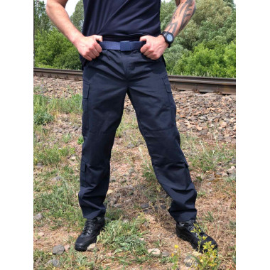 Штани Service Odyag класичні синього кольору для ДСНС