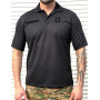 Поло теніска футболка чорна Поліція кулмакс