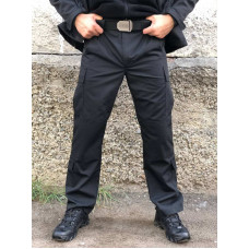 Штани Service Odyag класичні чорного кольору для поліції