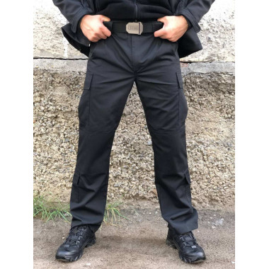 Штани Service Odyag класичні чорного кольору для поліції