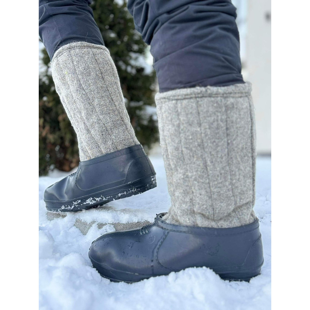 Валянки Service Odyag суконні шиті з калошами Premium