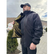 Куртка бушлат зима софтшелл -30 градусів Service Odyag синтепон та підклад омніхіт Omni-Heat 