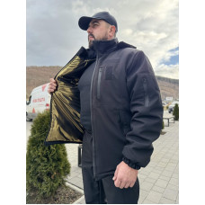 Куртка бушлат зима софтшелл -30 градусів Service Odyag синтепон та підклад омніхіт Omni-Heat 