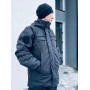 Куртка зимова для охорони BLACK чорна на синтепоні