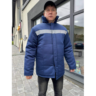 Куртка зимова Service Odyag на синтепоні з СВП смугою Superteplo