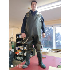 Комбінезон для рибалки по груди FISHER GREEN KLARK зелений